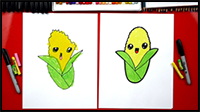 How To Draw Funny Corn