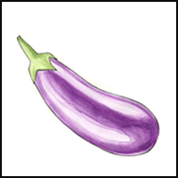 How to Draw an Eggplant