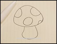 How to Draw a Mushroom Step by Step for Beginners