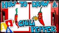 How to Draw a Hot Chili Pepper