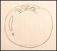 How to Draw a Tomato Step by Step for Beginners