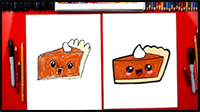 How to Draw a Funny Pumpkin Pie