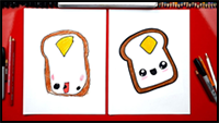 Watch How to Draw Funny Toast