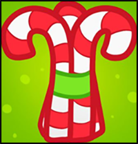 How to Draw Candy Canes, Candy Canes
