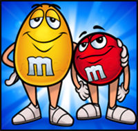 How to Draw M&Ms