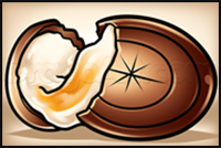 Cadbury Creme Egg Drawing