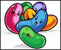 How to Draw Jelly Beans