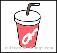 How to Draw a Drink with a Straw Step by Step for Kids