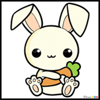 How to Draw Cute Rabbit, Easter