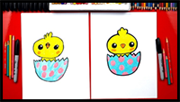 How To Draw An Easter Chick