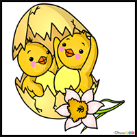 How to Draw Adorable Chicks, Easter