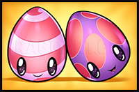 How to Draw Easy Easter Eggs