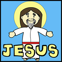 How to Draw Cartoon Jesus Christ for Easter Step by Step Drawing Lessons