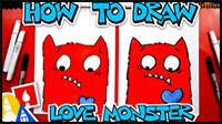 How To Draw Love Monster