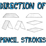Use Direction of Pencil Stroke for Better 3-Dimensional Effects