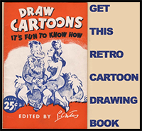 get this retro drawing cartooning book tutorials
