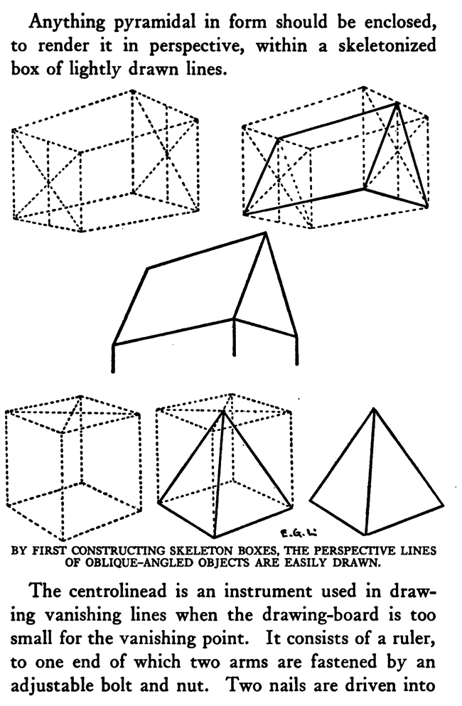 Draw Skeleton Boxes and Perspective Lines of OBlique-Angles Objects are Easily Drawn