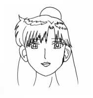 How to Draw Setsuna Meioh (Trista) / Sailor Pluto from Sailor Moon