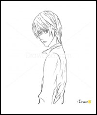 How to Draw Death Note Characters : Death Note Drawing Tutorials & Drawing  & How to Draw Anime & Manga Comics Illustrations Drawing Lessons Step by  Step Techniques for Cartoons & Illustrations