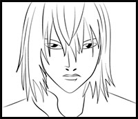 How to Draw Mello from Death Note