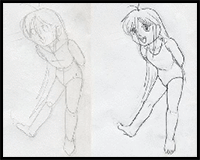 how to draw anime Basic ++: April 2011  Human figure drawing, Drawing poses,  Action poses
