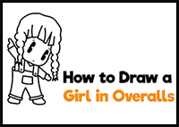 How to Draw an Anime / Chibi Girl in a School Skirt and Buns Easy Step by  Step Drawing Tutorial for Kids - How to Draw Step by Step Drawing Tutorials