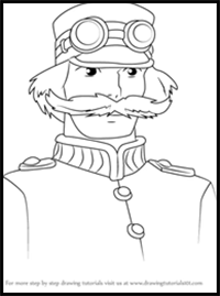 How to Draw King of Ingary from Howl's Moving Castle