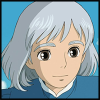 How to Draw Sophie Hatter Pendragon from Howl's Moving Castle in Easy Steps Lesson