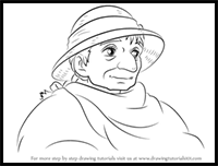 How to Draw Sophie Old from Howl's Moving Castle