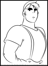 How to Draw Fukuo from Kiki's Delivery Service