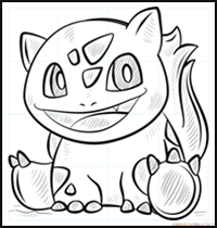 How to Draw Bulbasaur Pokemon