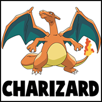 How to Draw Charizard from Pokemon with Easy Steps