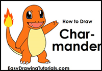 How to Draw Charmander Pokemon