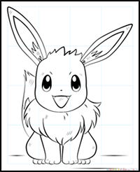 How to Draw Eevee the Pokemon