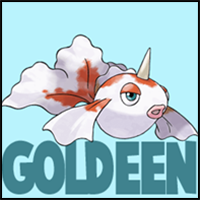 How to Draw Goldeen from Pokemon in Easy Steps Drawing Tutorial