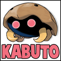 How to Draw Kabuto from Pokemon in Easy Steps Tutorial for Kids