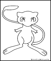 How to draw Mew - Pokemon