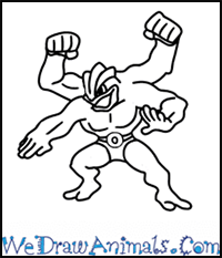 How to Draw  Machamp in 5 Easy Steps
