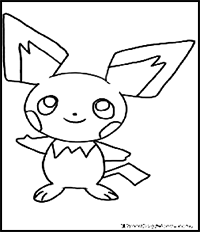 Learn to draw Pichu the Pokemon