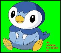 How to Draw Piplup from Pokemon