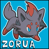 How to Draw Zorua from Pokemon in Easy Step by Step Drawing Tutorial