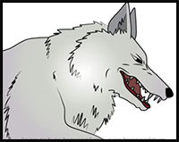 How to Draw Moro from Princess Mononoke