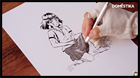 How to Draw Princess Mononoke from Scratch with Natalia Batista