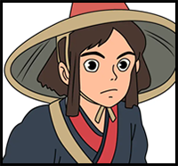 How to Draw Kaya from Princess Mononoke