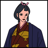 How to Draw Lady Eboshi from Princess Mononoke