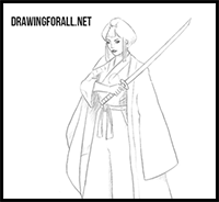 How to Draw Lady Eboshi
