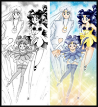 18 verschiedene How to Draw Manga und How to Color Softcover in Topzustand !!! 