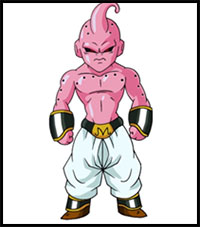 How to Draw Kid Buu | Dragon Ball Z