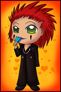 How to Draw Chibi Axel