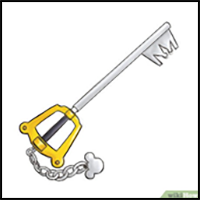 How to Draw a Kingdom Hearts Keyblade